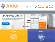 Tablet Screenshot of cdcu.ie